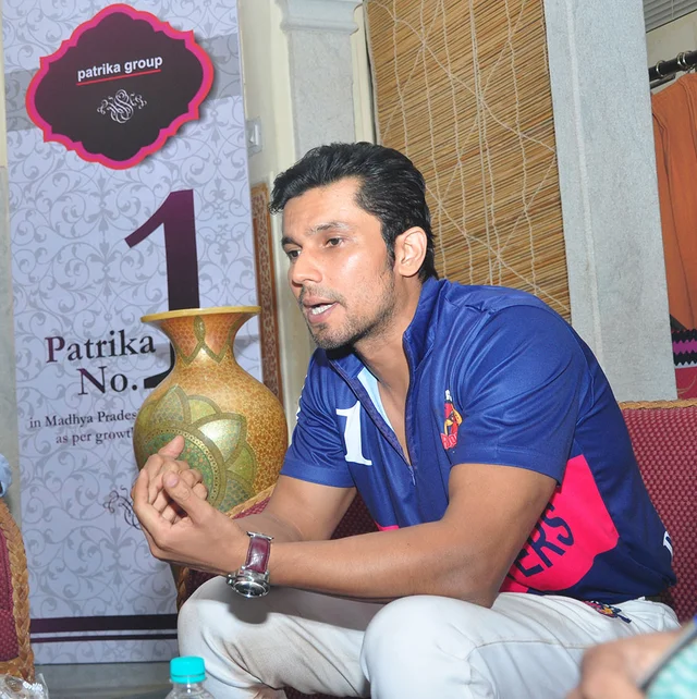 Celebrity visit to Patrika