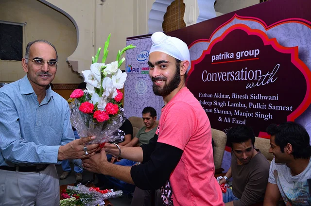 Celebrity visit to Patrika
