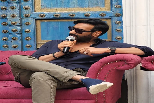 Ajay Devgn visits Patrika